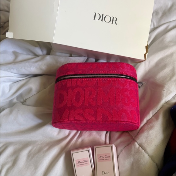 Dior Handbags - Dior Fuchsia Cosmetic Case